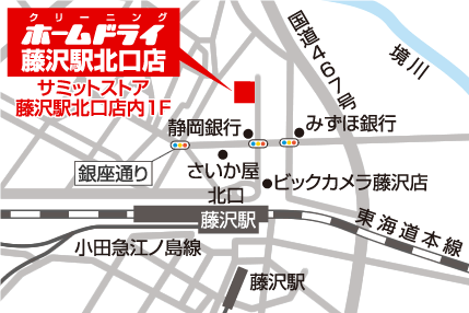 藤沢駅北口店地図