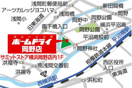 岡野店地図